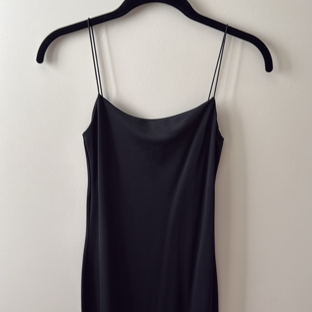 Zara black polyester bodycon midi dress - Picture 3 of 6